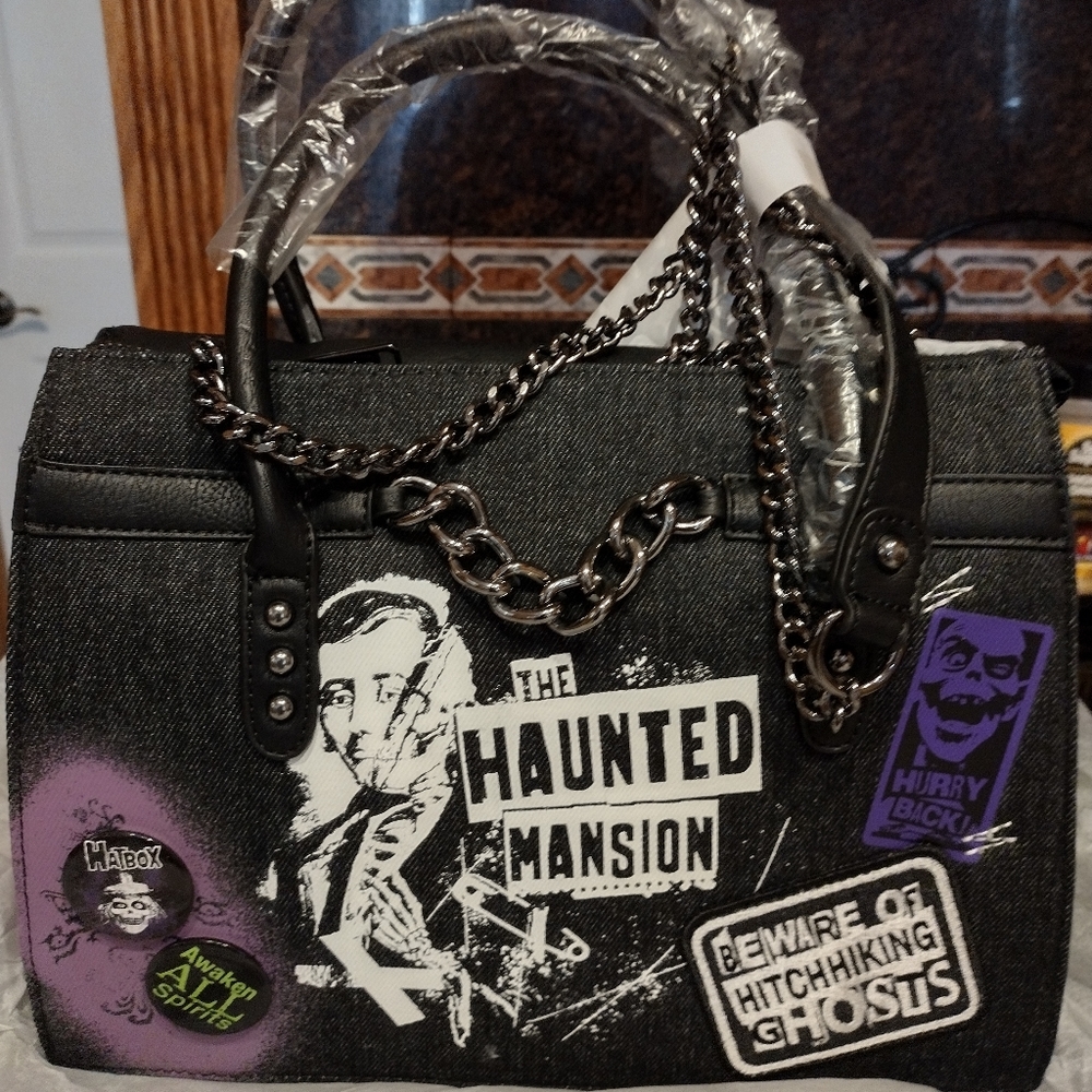 Disney Haunted Mansion Crossbody by Loungefly NWT